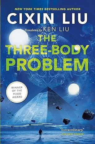 Cover of the book "The Three-Body Problem".